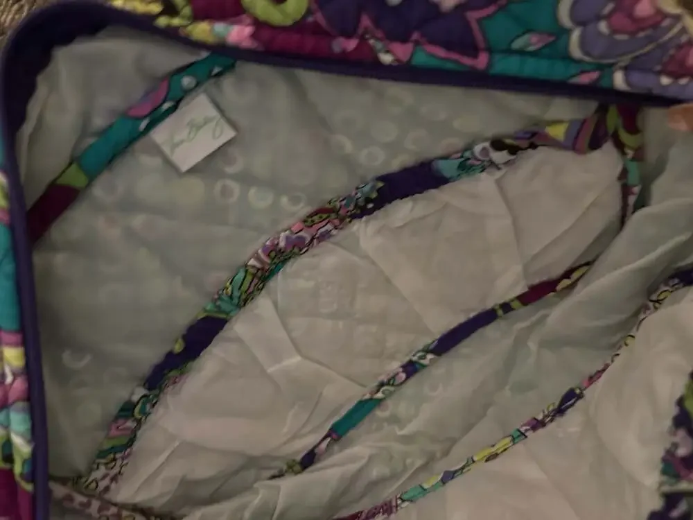 Vera Bradley Grand Cosmetic Bag in Heather